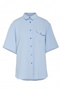 Blue shortsleeve shirt VERONIQUE