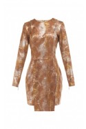 Dress with asymmetric front PRE-FALL