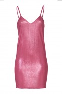 Różowa sukienka na ramiączkach LaDorothée 